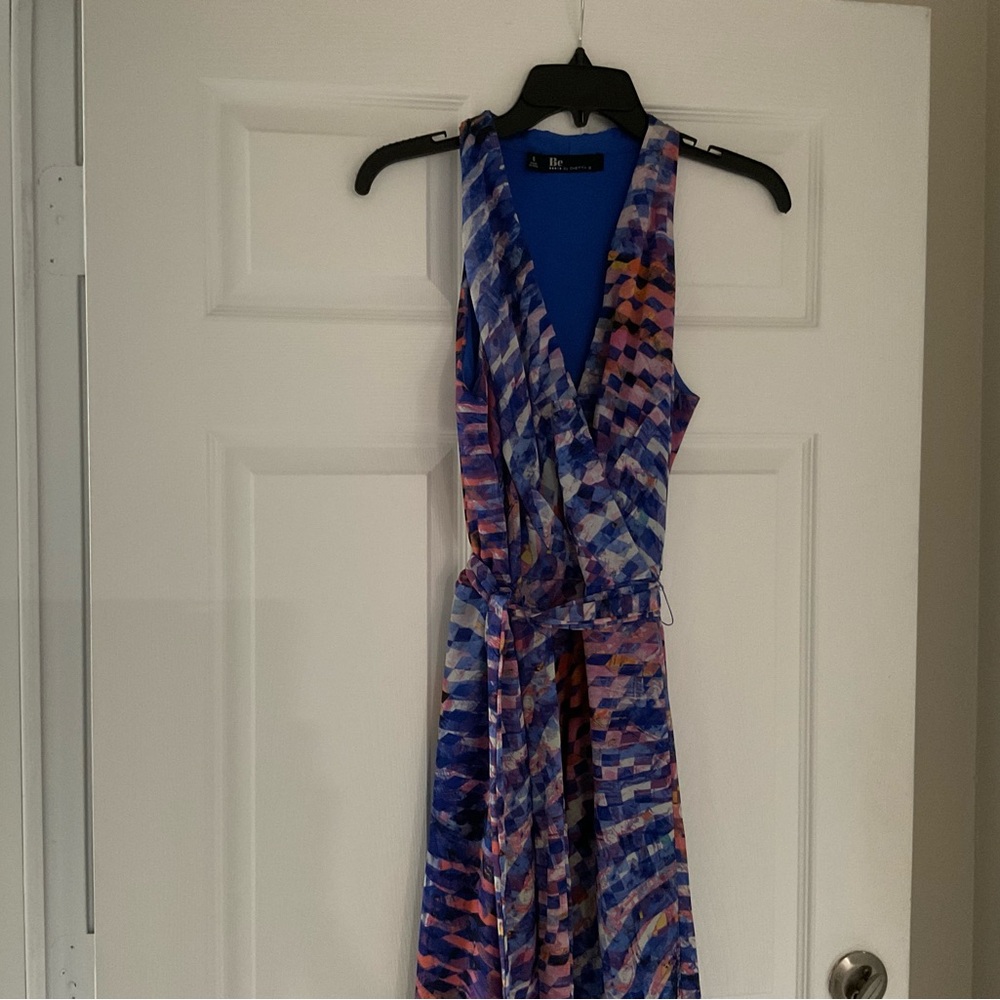 Colorful Geometric Print Dress